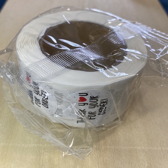 Role of 500 thank you stickers 1 inch - Picture 2 of 2